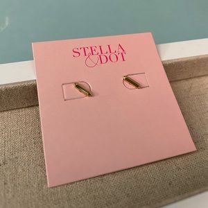 Stella & Dot Gold Rebel Studs
